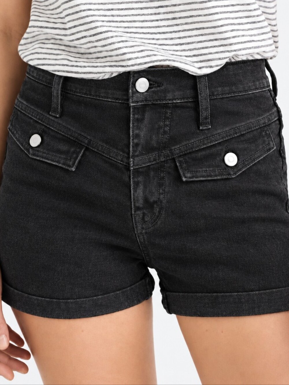 Madewell | Western Yoke Edition High Rise Shorts